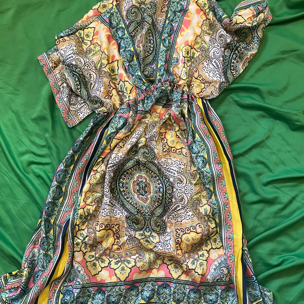 Women’s silk caftan dress. Sundance label and never worn!